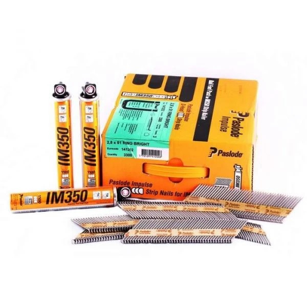 Søm til gasdrevet værktøj