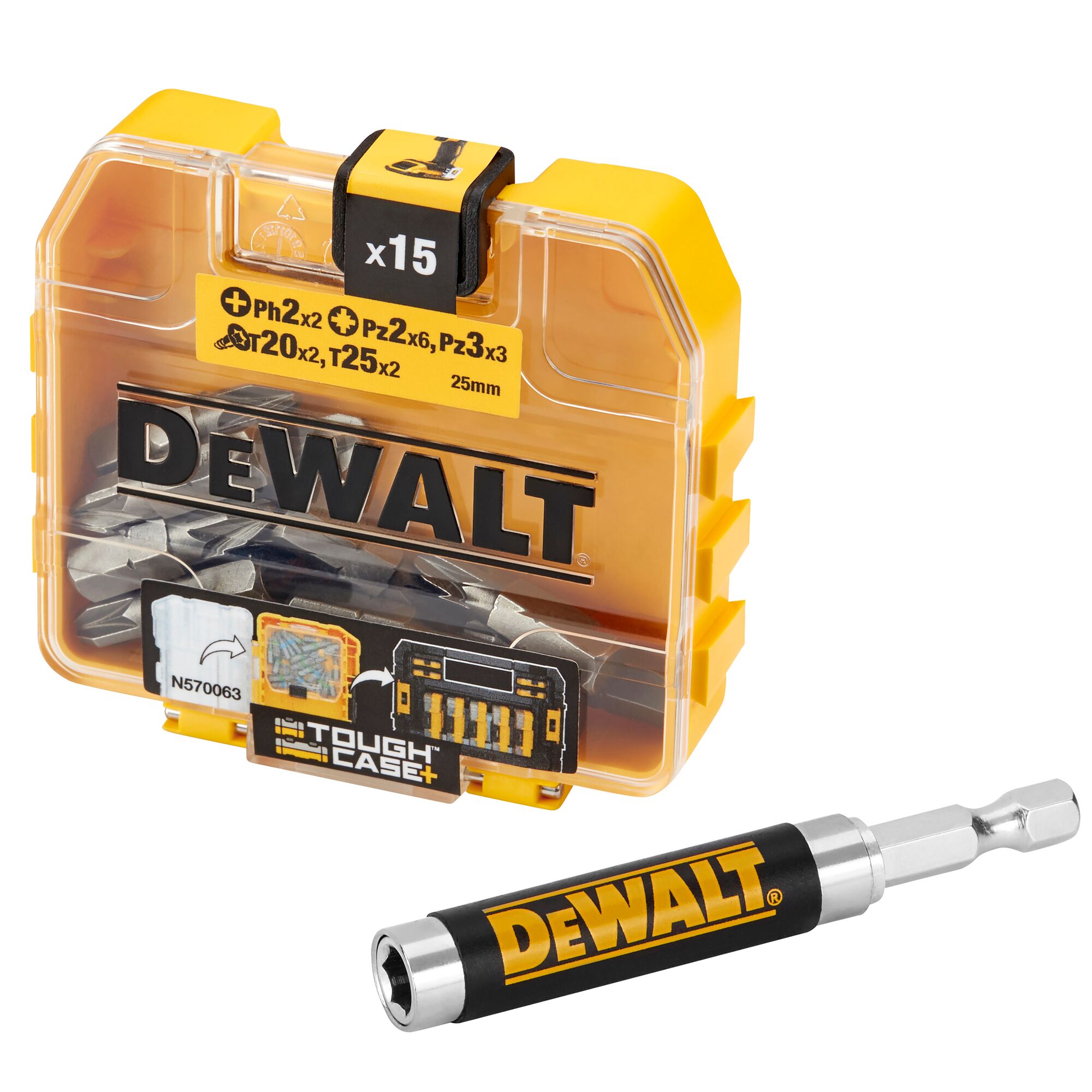 Bitssæt DeWalt DT71511; 16 stk.