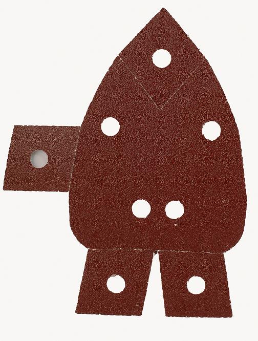 Slibepapir til trekantslibemaskine Mirka Fish 3060300512; 135 mm; P120