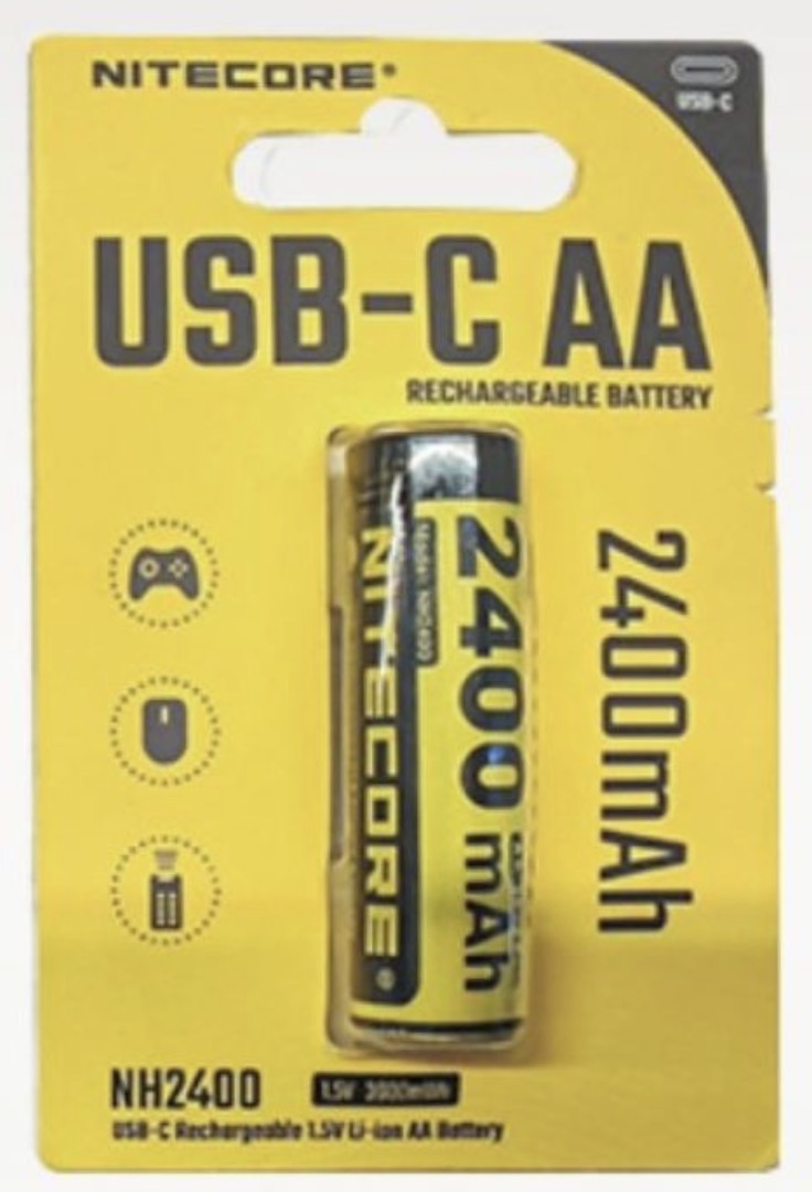 Batteri Nitecore NH2400; 1,5 V; 1x2,4 Ah