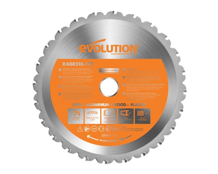 Rundsavklinge Evolution EVO-210-MULTI; 210 mm; Z24