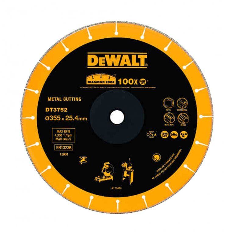 Diamantskæreskive DeWalt DT3752-QZ; 355 mm