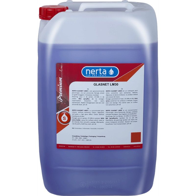 Glas rengøringsmiddel Nerta Glas-Net LM30; 5 l