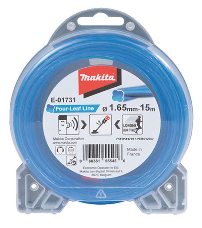 Trimmertråd Makita; 1,65 mm/15 m