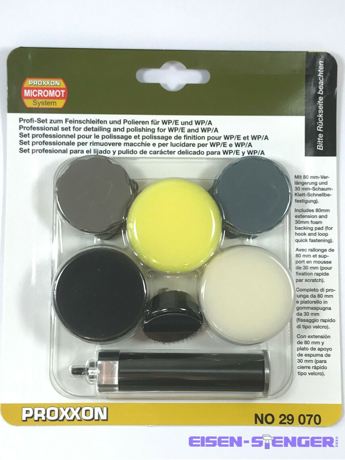 Polisging og slibesæt Proxxon 29070