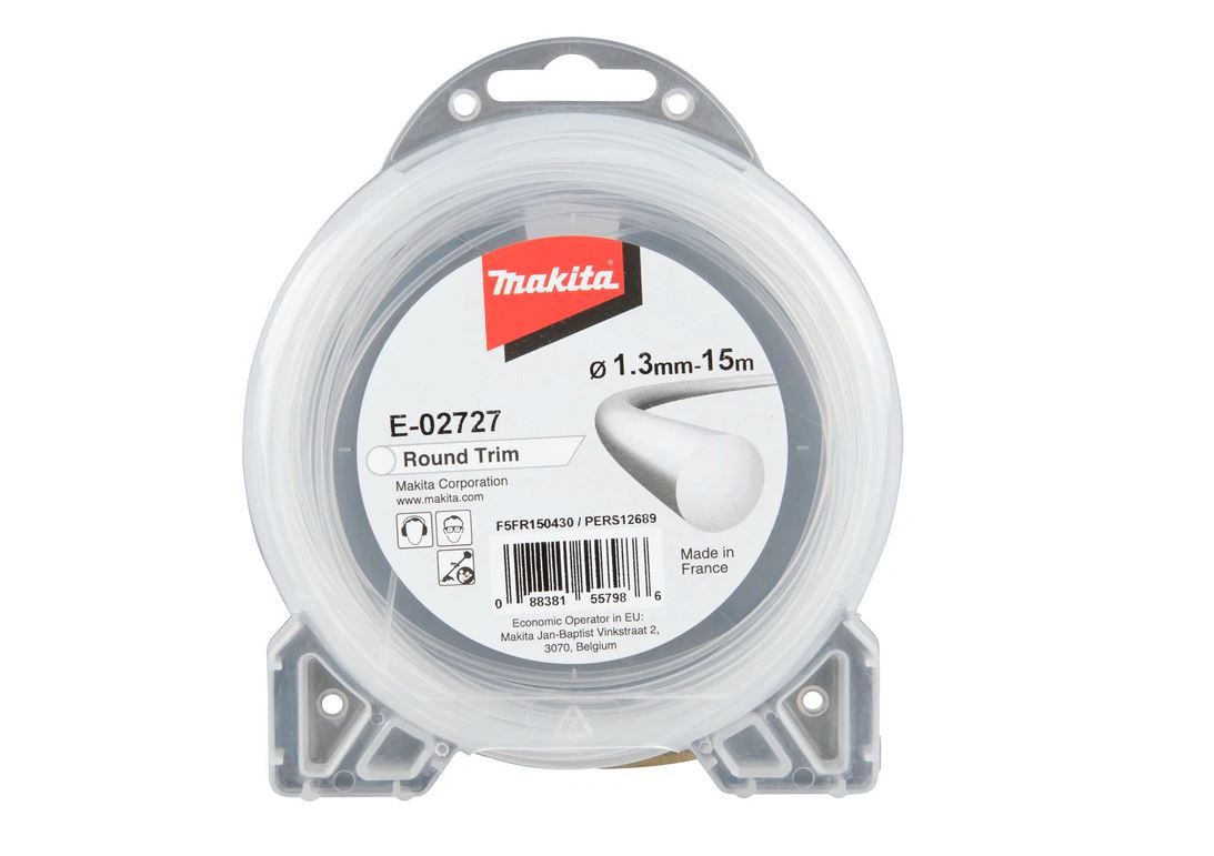 Trimmertråd Makita; 1,3 mm/15 m; cirkulær