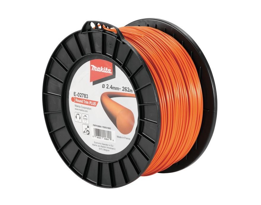Trimmertråd Makita; 2,4 mm/262 m; cirkulær