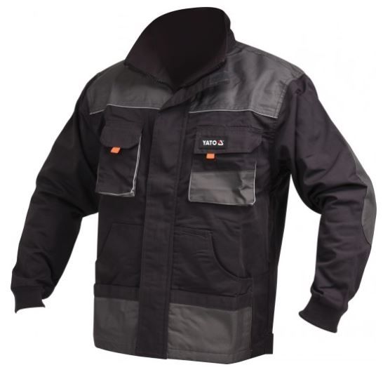 Jakke Yato YT-80177; M; sort/grå