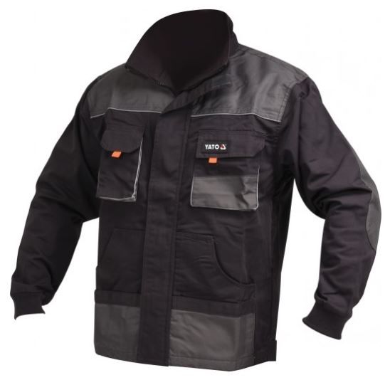 Jakke Yato YT-80181; XXL; sort/grå