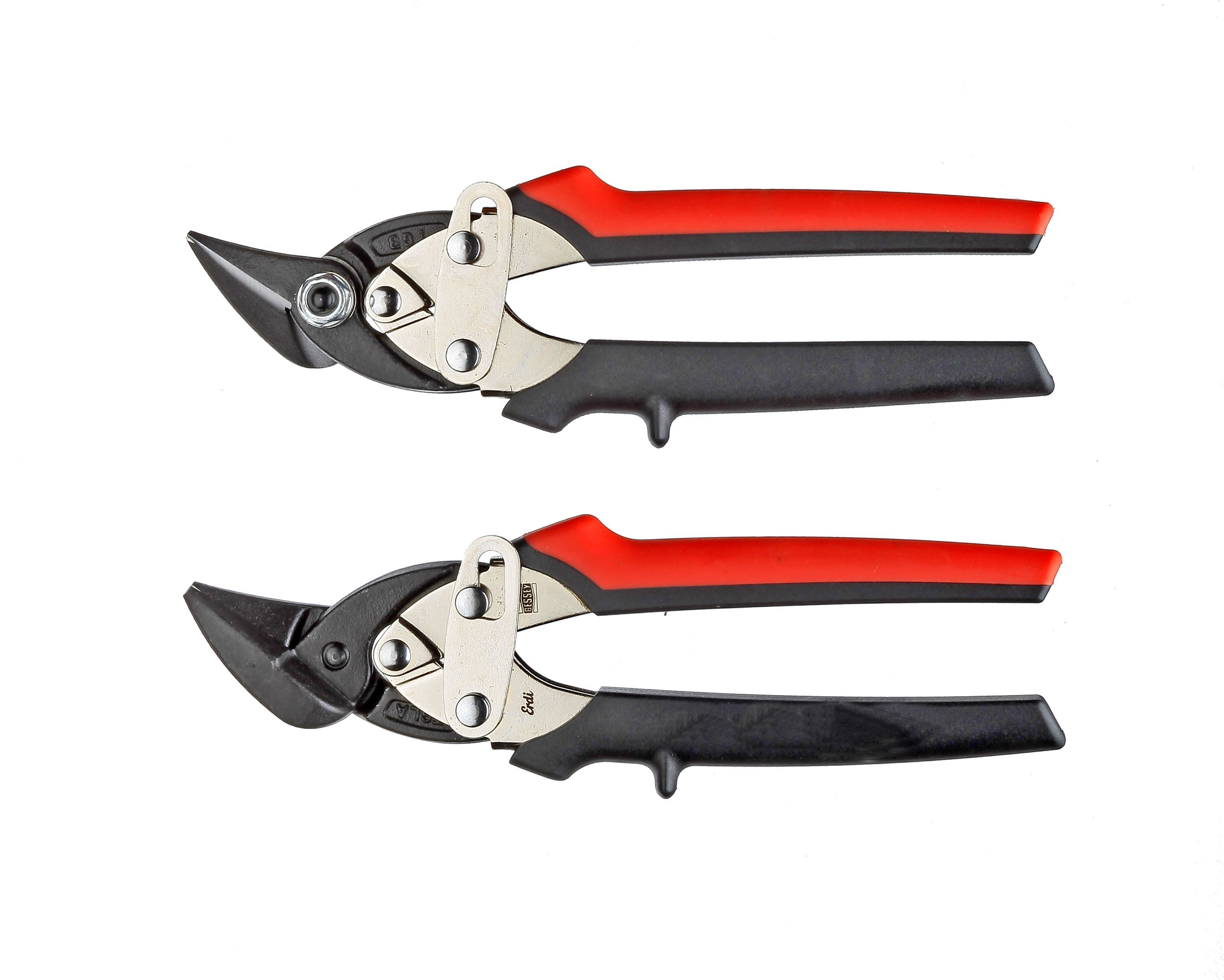 Tin klipper med buede blade Freund Mini; 180 mm; højrehåndet