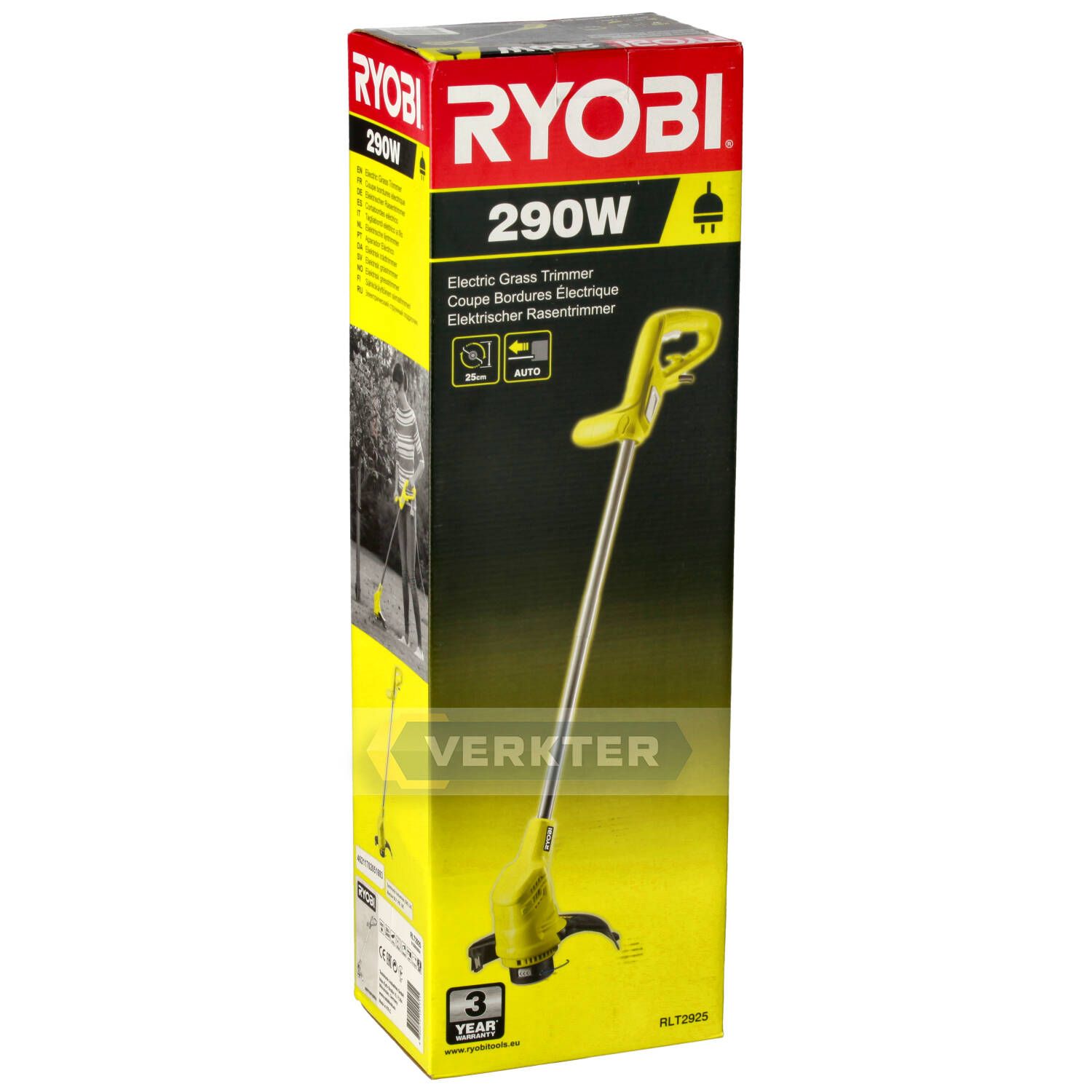 Græstrimmer Ryobi RLT2925; 290 W; elektrisk