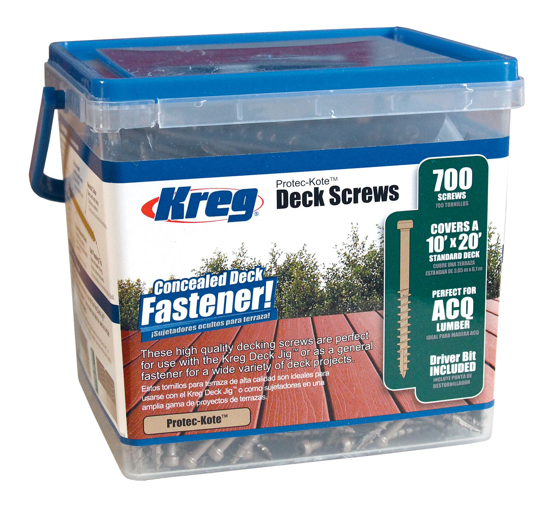 Træskrue Kreg SDK-C2W; Pan-Head; 2,00''; 51 mm; 700 stk.