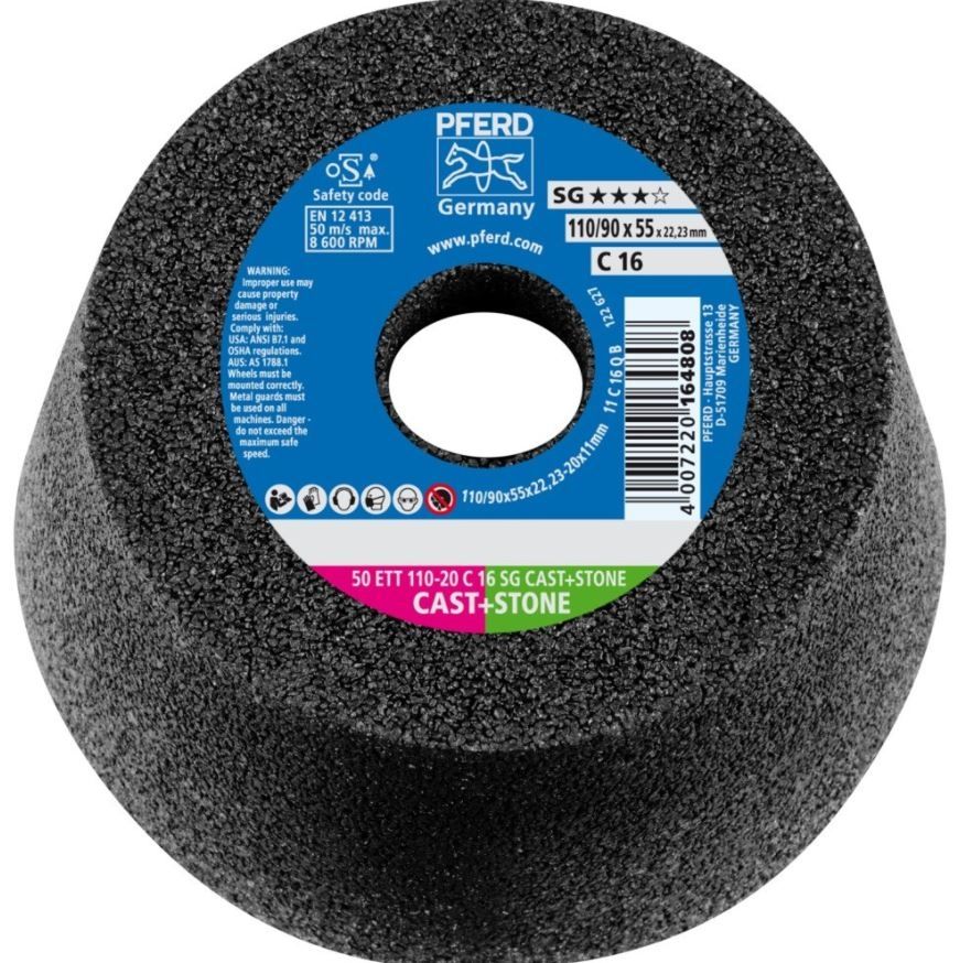 Cup hjul Pferd C16 SG CAST+STONE 50 ETT; 110x20 mm