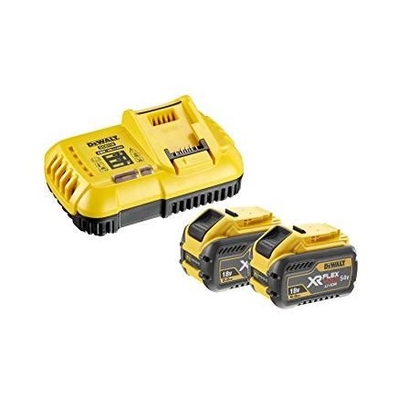 Tilbehørssæt DeWALT DCB118; 18 V; 2x9,0 Ah + lader DCB547