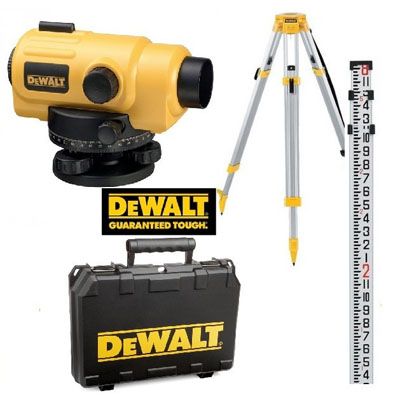 Optisk leveler DeWalt DW096PK-XJ + tilbehør