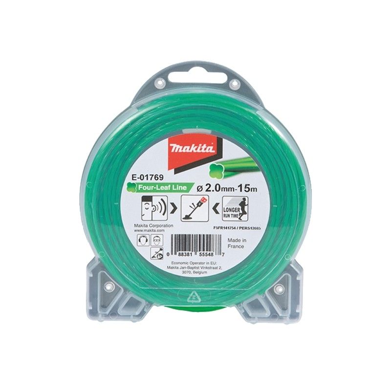 Trimmertråd Makita E-01769; 2,0 mm/15 m