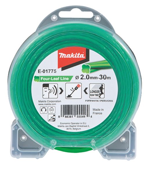 Trimmertråd Makita E-01775; 2,0 mm/30 m