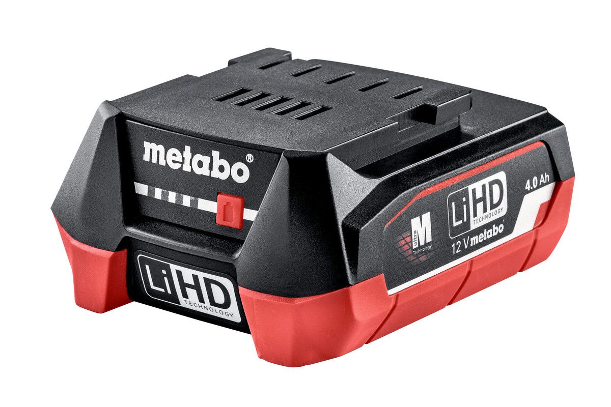 Batteri Metabo; 12 V; 4,0 Ah