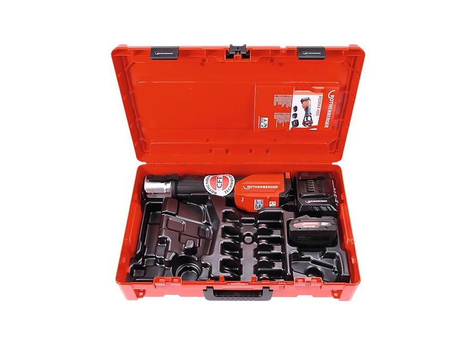 Tænger til rør tryk Rothenberger Romax 4000 Basic; 18 V; 1x4,0 Ah batt.