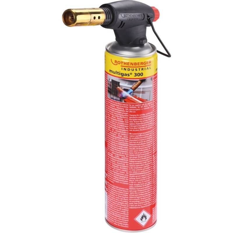 Brænder Rothenberger Rofire Pjezo + Multigas 300; 600 ml