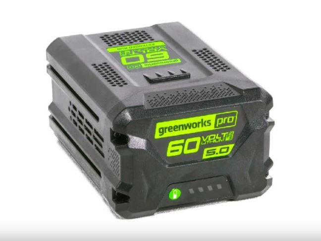 Batteri Greenworks G60B5; 60 V; 5,0&nbsp;Ah; Li-ion