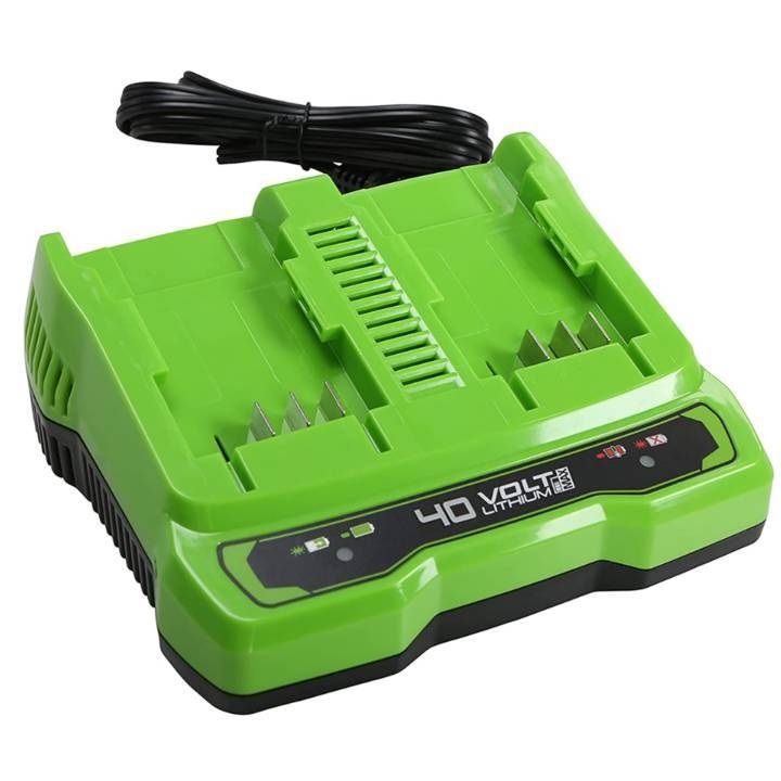 Oplader Greenworks G40x2CUC2; 40 V