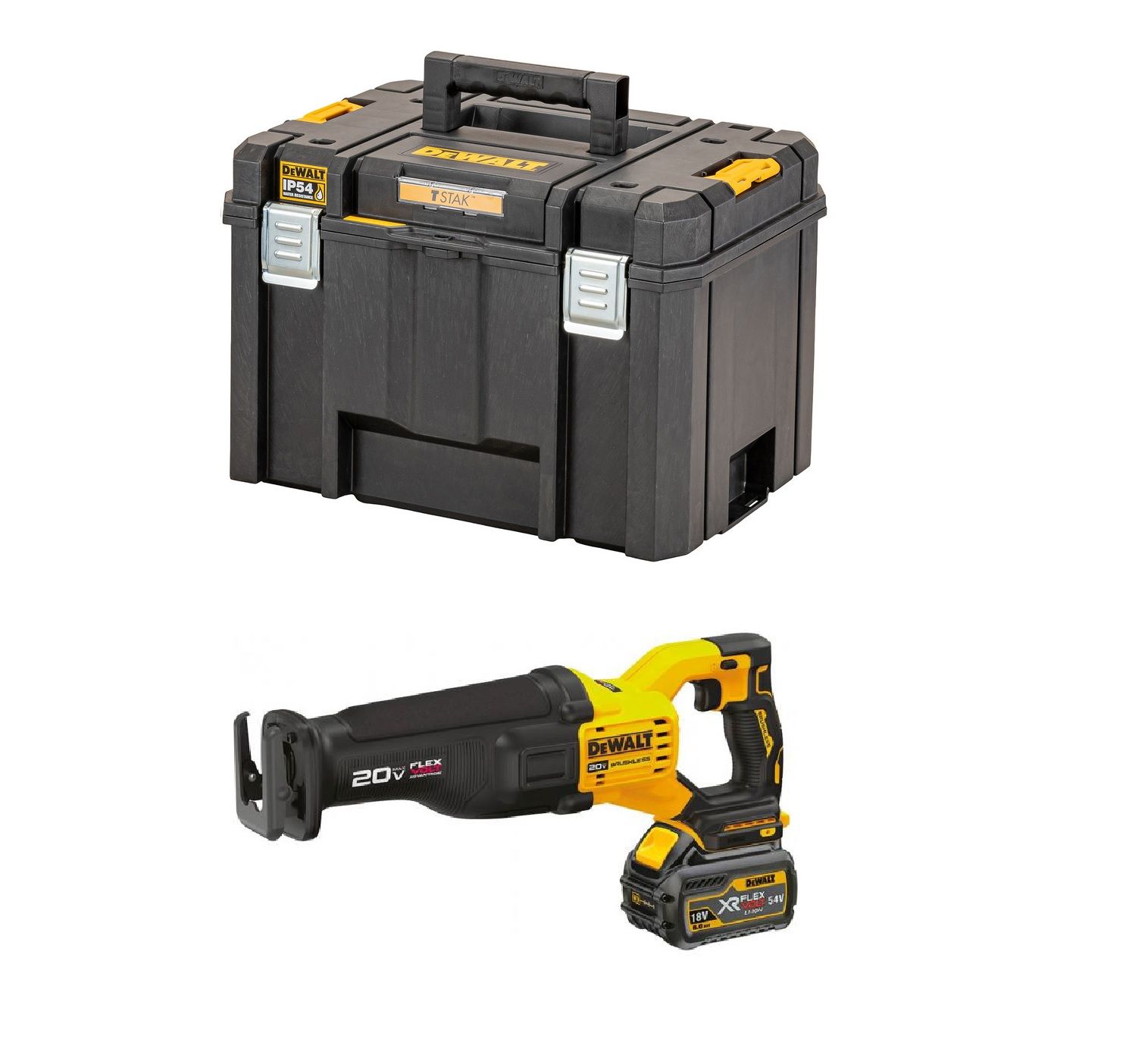 Bajonetsav DeWalt XR DCS386T1; 18 V; 1x6,0 Ah batt.