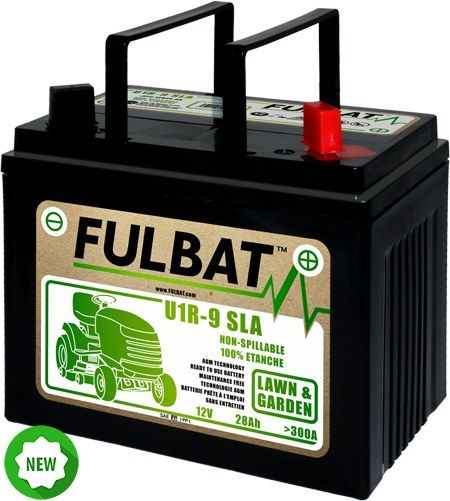 Batteri til plæneklipper Fulbat U1R-9 SLA; 12 V; 28 Ah