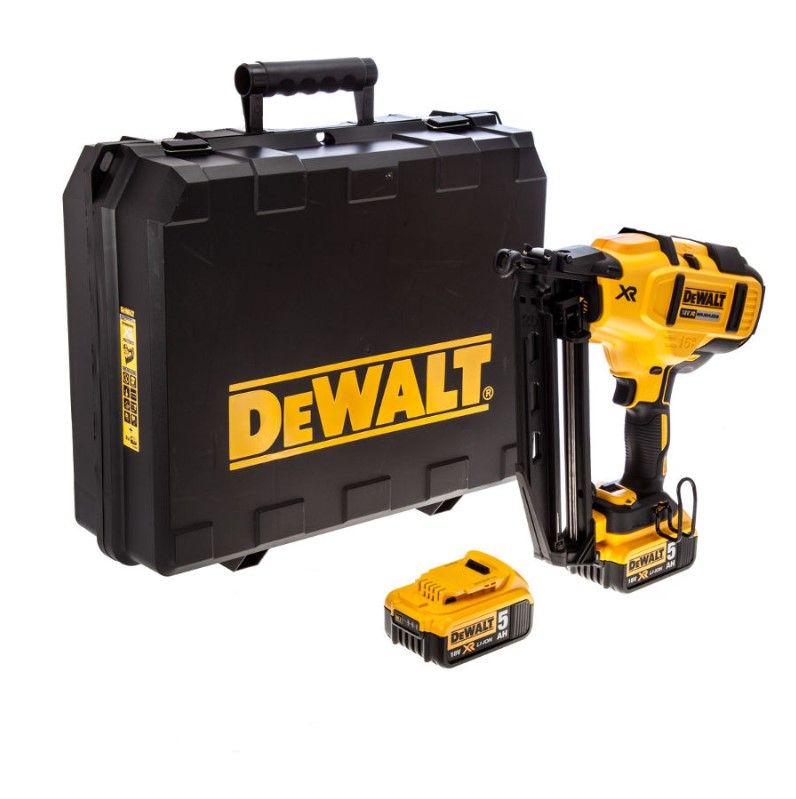 Beslagpistol DeWalt DCN660P2-QW; 18 V; 2x5,0 Ah batt.