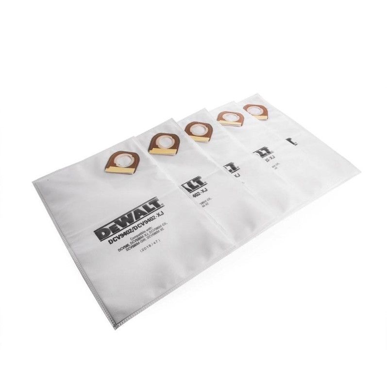 Stofposer til støvsuger DeWalt DCV586M; 5 stk.