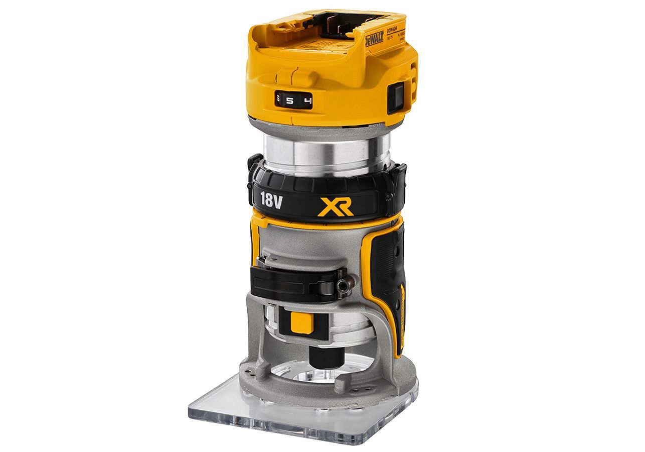 Batteridrevet kantfræser DeWalt DCW600N-XJ; 18 V (uden batteri og oplader)