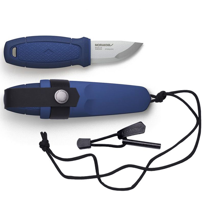 Kniv Morakniv Eldris Blue Kit 12631; 143x59 mm; med brandstarter