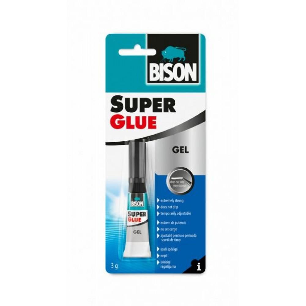 Lim Bison 1590263 Super Glue Gel; 3 g