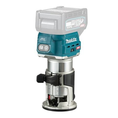 Batteridrevet kantfræser Makita RT001GZ04; 40 V (uden batteri og oplader)