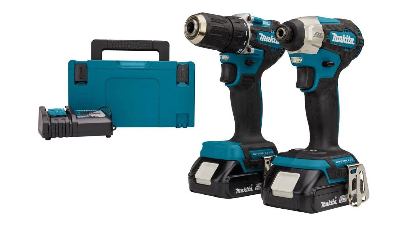 Værktøjssæt Makita DLX2423AJ (DDF487 + DTD157); 18 V; 2x2,0 Ah batt.