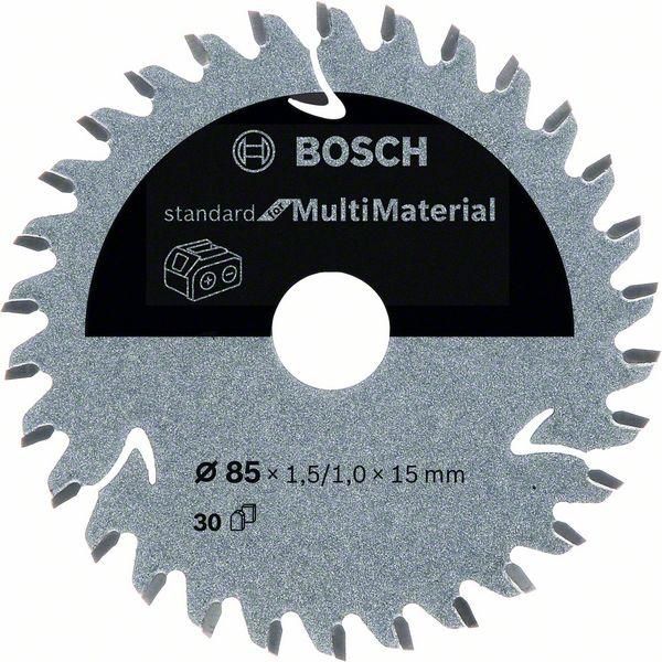 Rundsavklinge Bosch Standard for Multi Material 2608837752; 85x15 mm; Z30