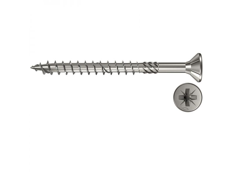 Træskrue Fischer FPF-SZ; 4,5x40 mm; A2; 25 stk.