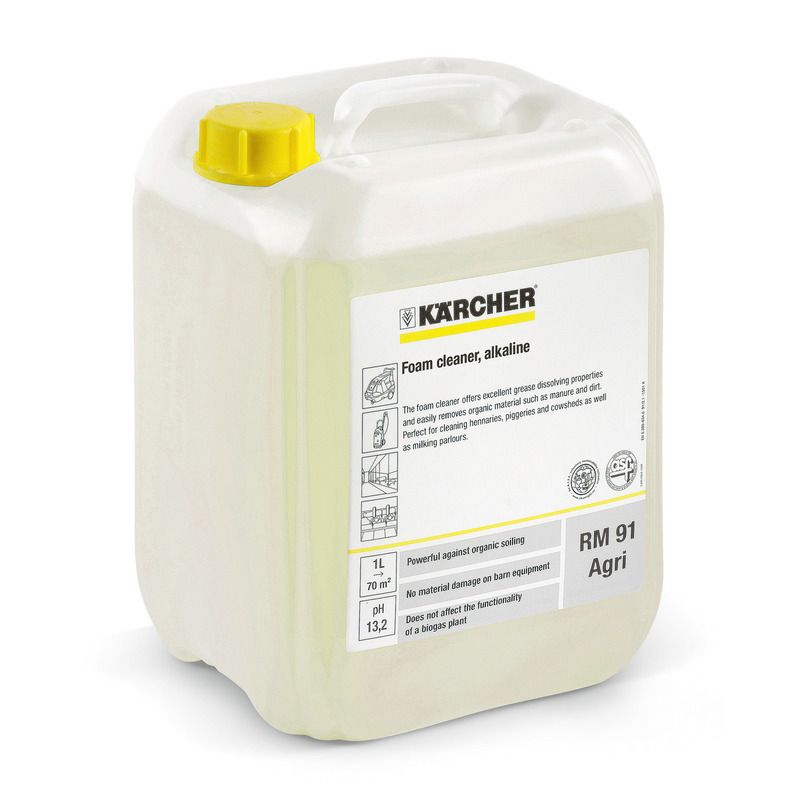 Alkalisk rengøringsmiddel Karcher RM 91 Agri; 10 l