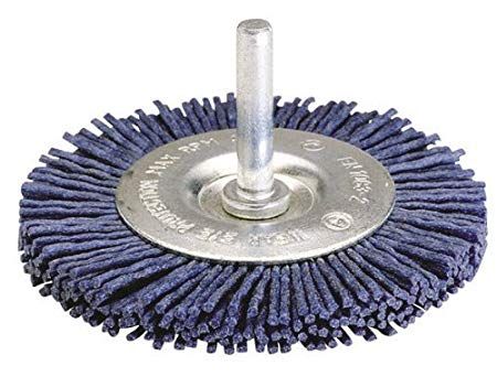 Rund nylon børste Wolfcraft; 100x10 mm; HEX 1/4'' blid