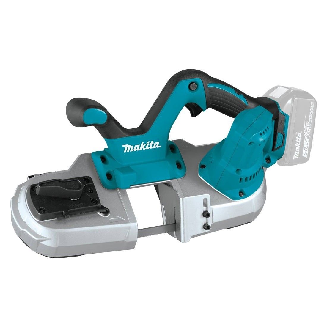 Båndsag til metalskæring Makita DPB182Z; 18 V (uden batteri og oplader)