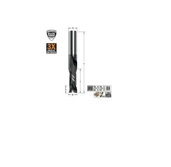 Overfræserbit til CNC-fræser CMT 190.320.41; 12x5,225x83