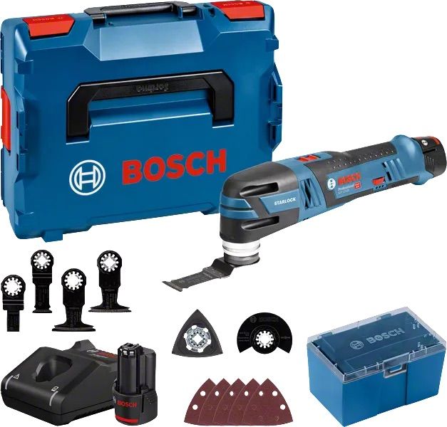 Multifunktionsværktøj Bosch GOP 12V-28; 12 V; 2x3,0 Ah batt.