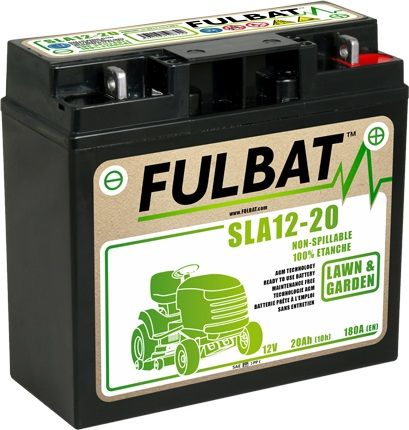 Batteri til plæneklipper Fulbat SLA12-20; 12 V; 20 Ah med gel