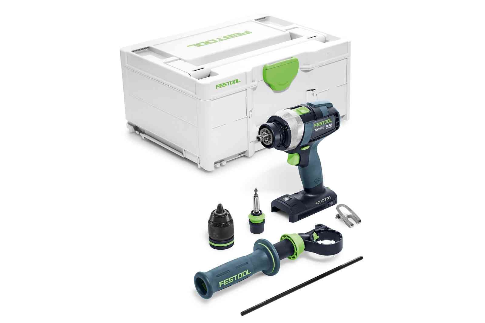 Akku. skruetrækker Festool TDC 18/4 I-Basic QUADRIVE; 18V (uden batteri og oplader)