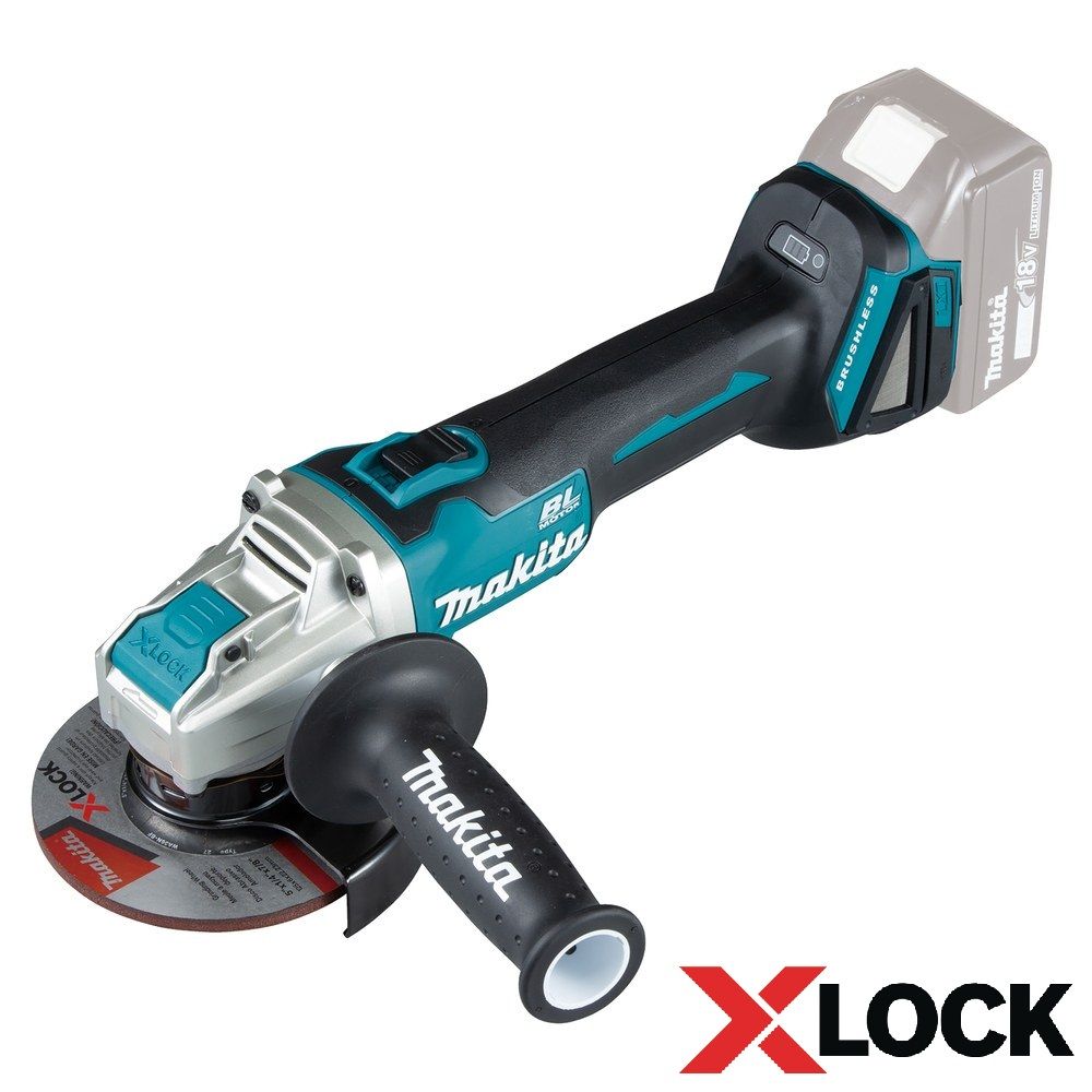 Vinkelsliber Makita DGA521ZX1; 18 V (uden batteri og oplader)