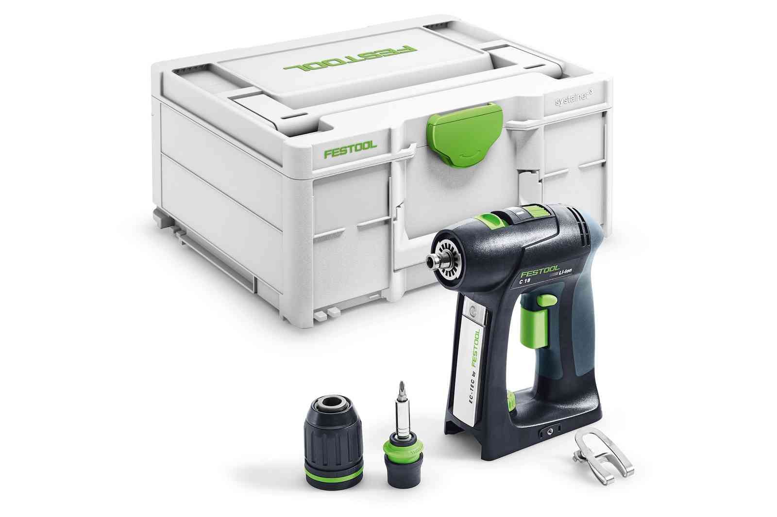 Skruemaskine Festool C 18-Basic; 18 V (uden batteri og oplader)