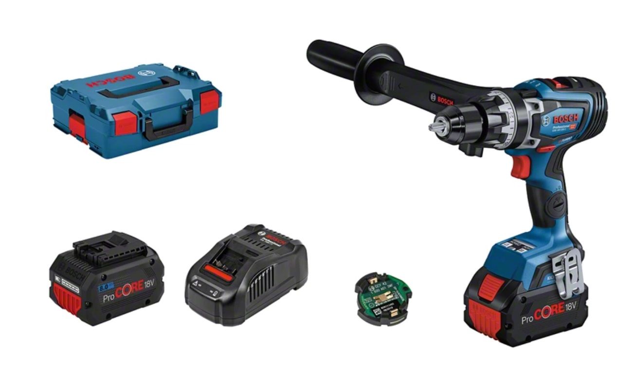 Slagskruetrækker / bor Bosch GSB 18V-150 C BITURBO; 18 V; 2x8,0 Ah batt.