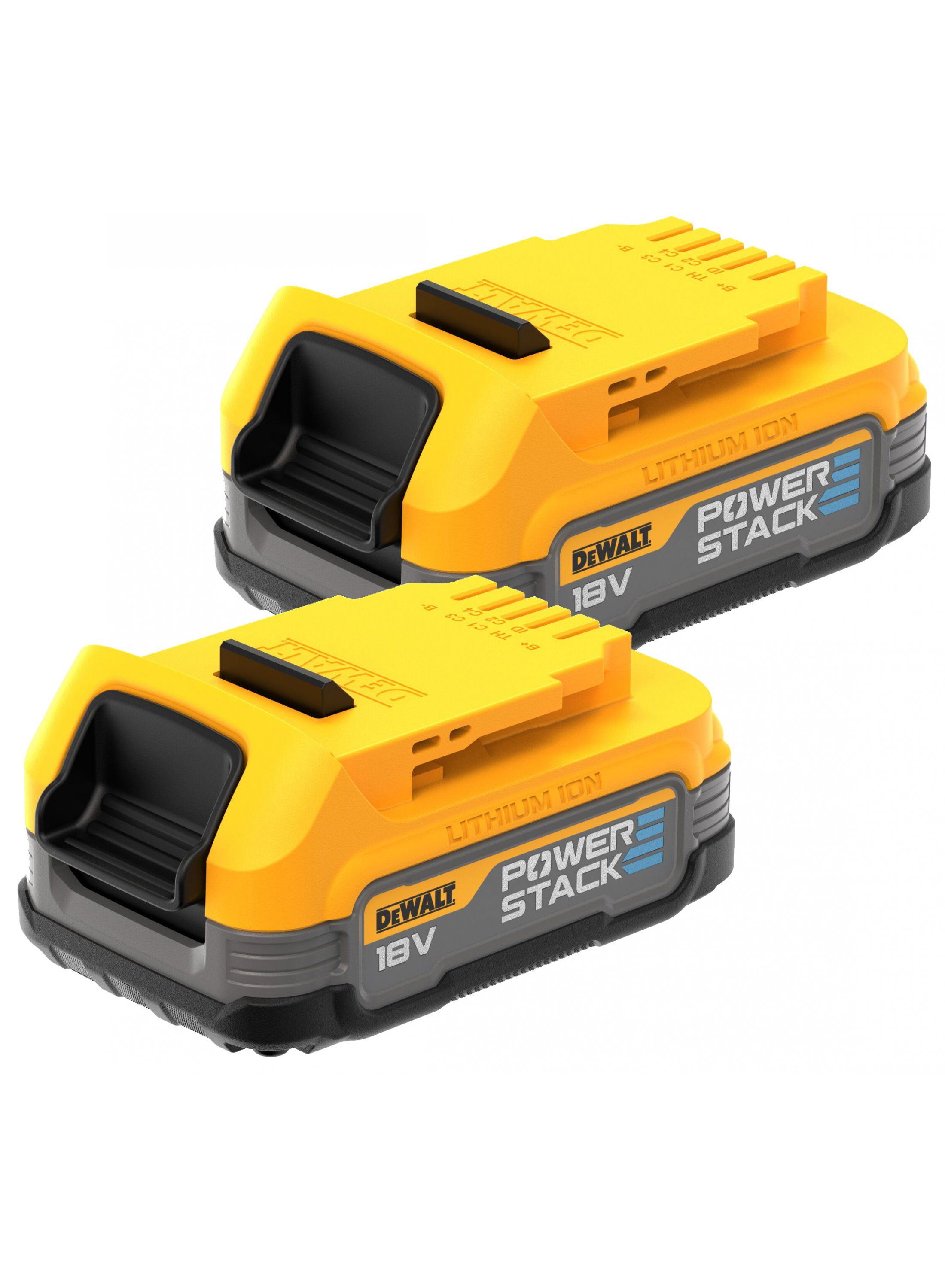 Batteri DeWalt DCBP034E2-XJ Powerstack; 18 V; 1,7 Ah; Li-ion; 2 stk.