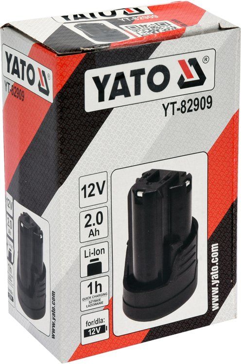 Batteri Yato YT-82909; 12 V; 2,0 Ah; Li-ion
