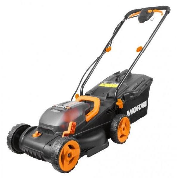 Akku plæneklipper Worx WG779E; 2x20 V; 2x2,5 Ah batt.